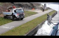 Stuck Truck Saved By Ship !