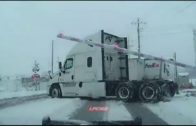 Train crushes FedEx truck in Utah