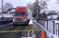 Breaking…Rear Wheels Off. Truck stuck on Swing Bridge