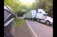 STUPID SEMI on the tail of the dragon