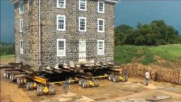 580-TON Stone House Moved in 7 Hours